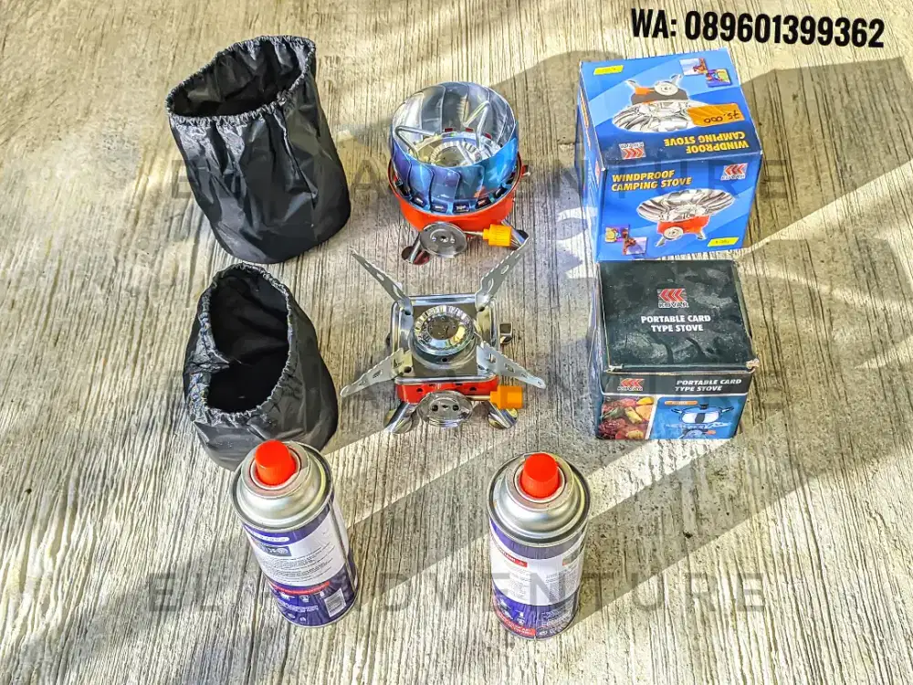 Kompor dan gas isi Full tinggal pakai