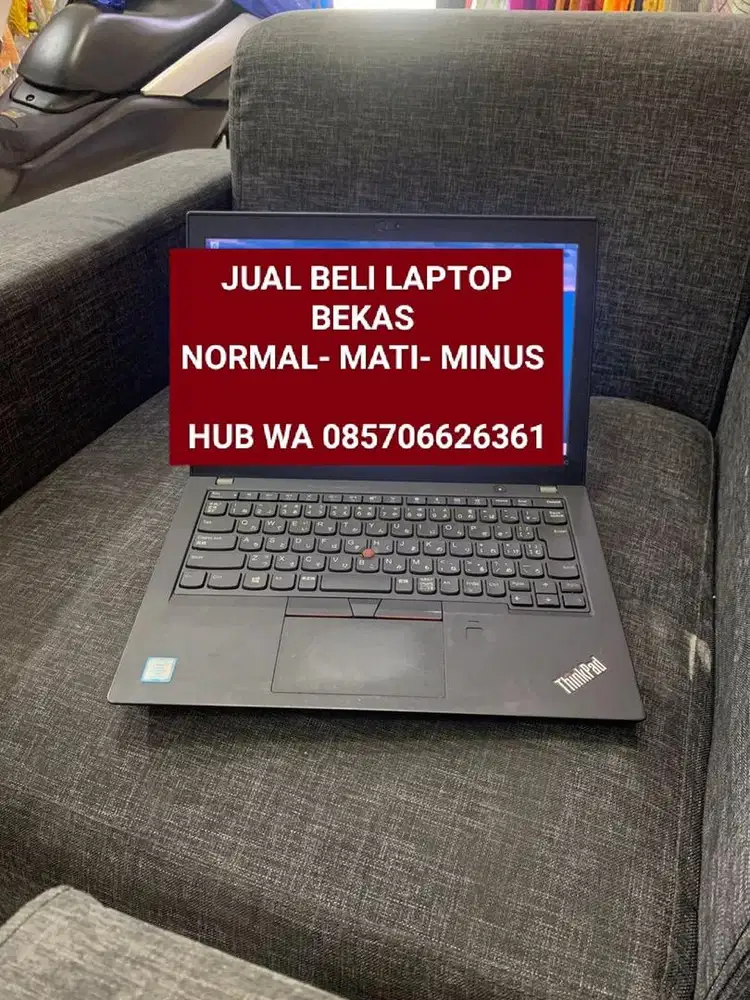 Jual beli laptop bekas minus normal mati