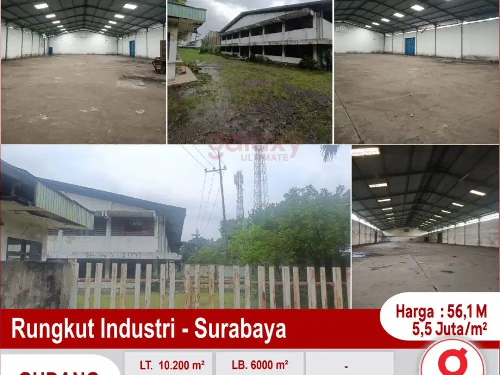 Gudang Murah Hitung Tanah Di Rungkut Industri Surabaya