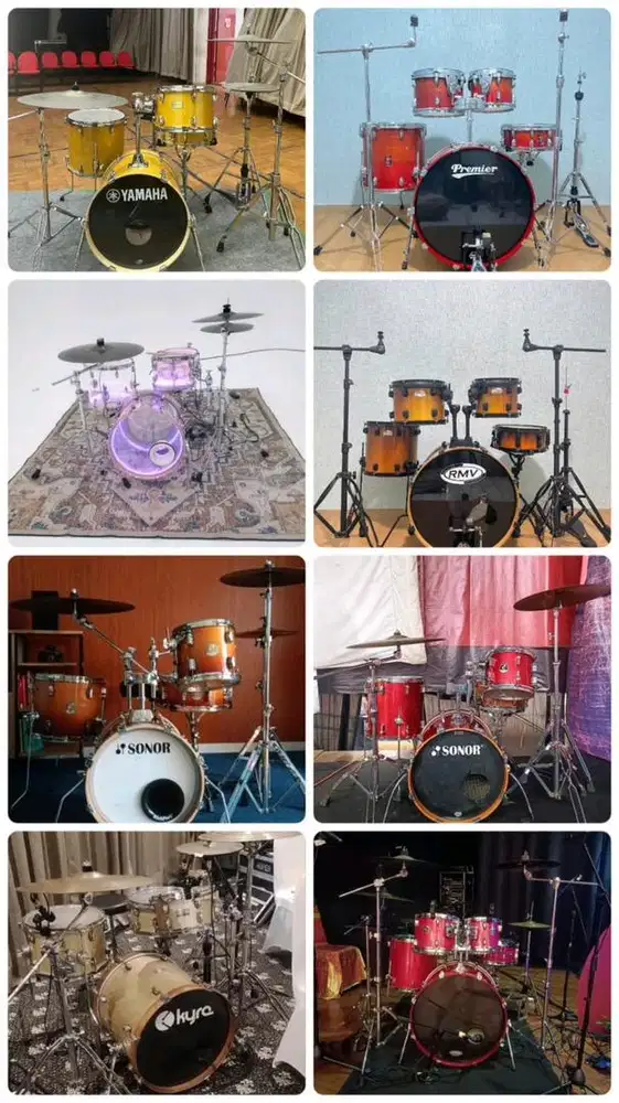 Aluna rent drum akustik dan electric