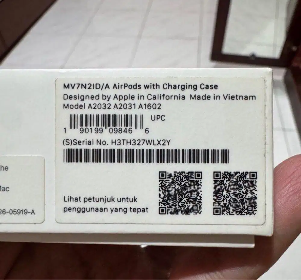 Airpods generasi 2 ex ibox