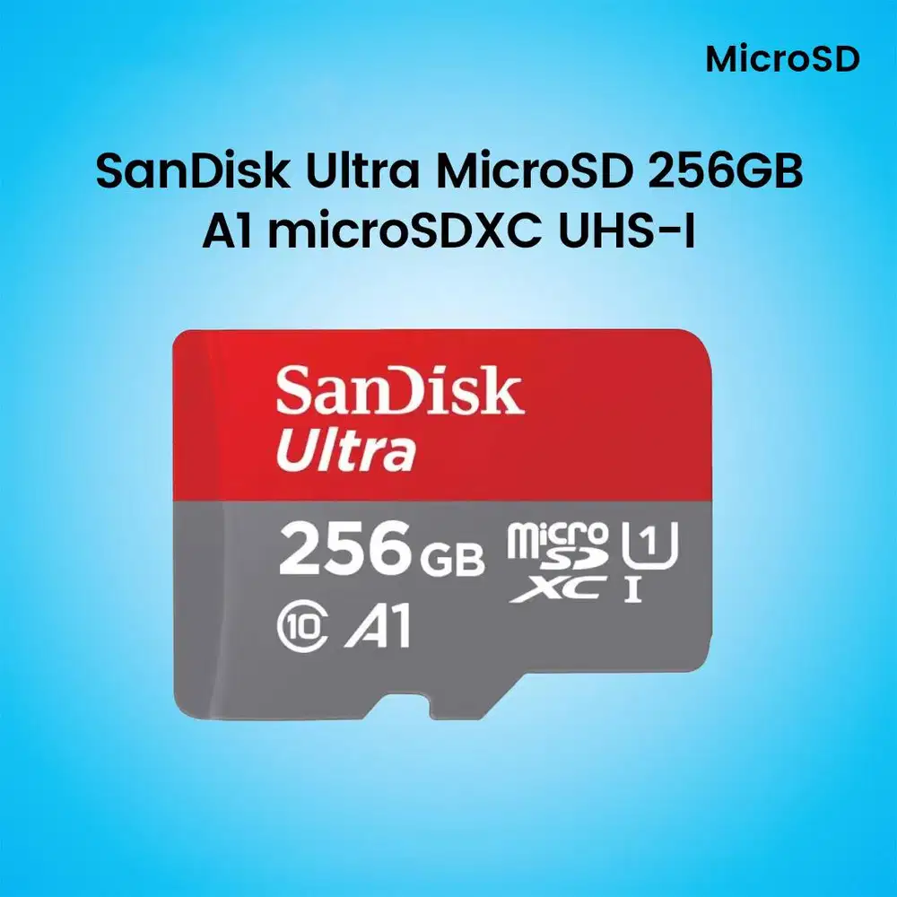 Jual Rugi SanDisk Ultra microSDXC UHS-I Class 10, 256GB A1 150MB/s