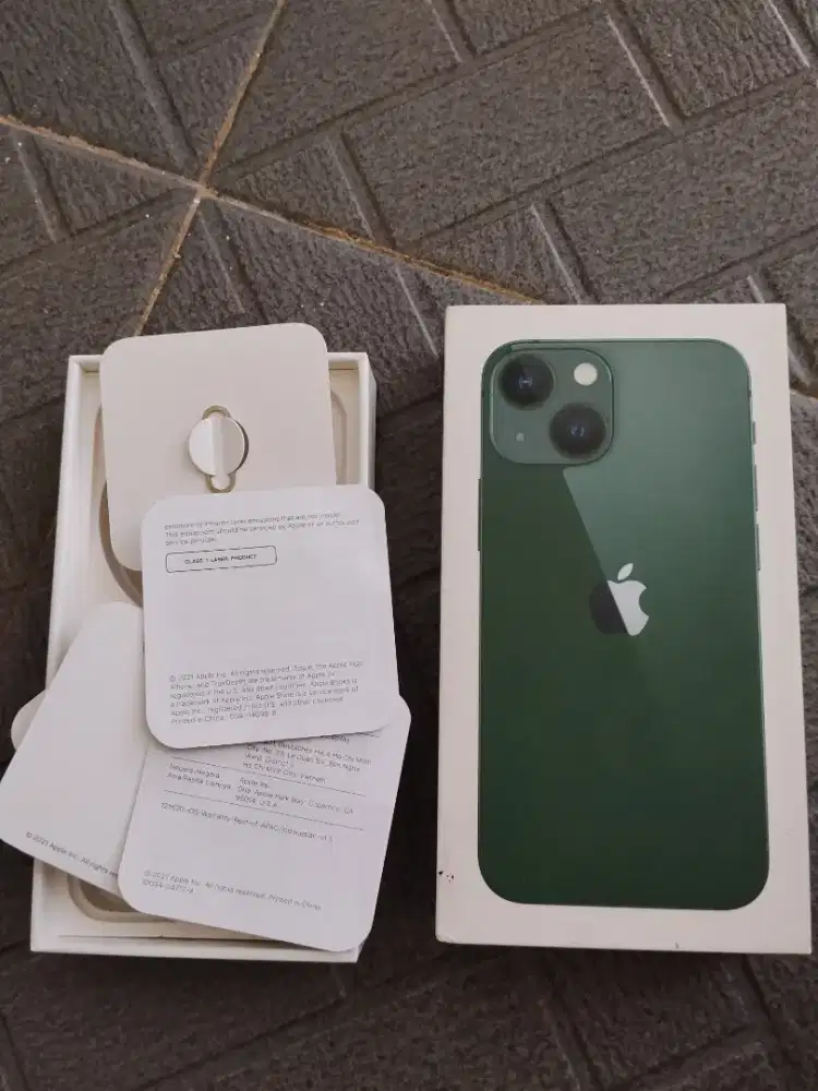 Iphone 13 mini 128gb ex ibox hijau