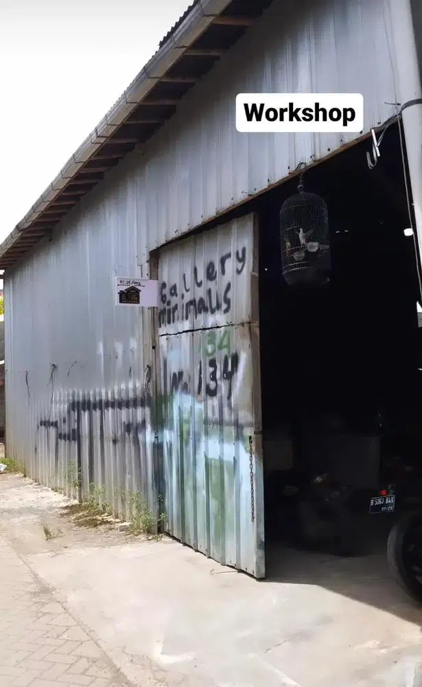 Disewakan WORKSHOP ex meubel luas 200 m2 di Pinang Tng Sewa Pertahun