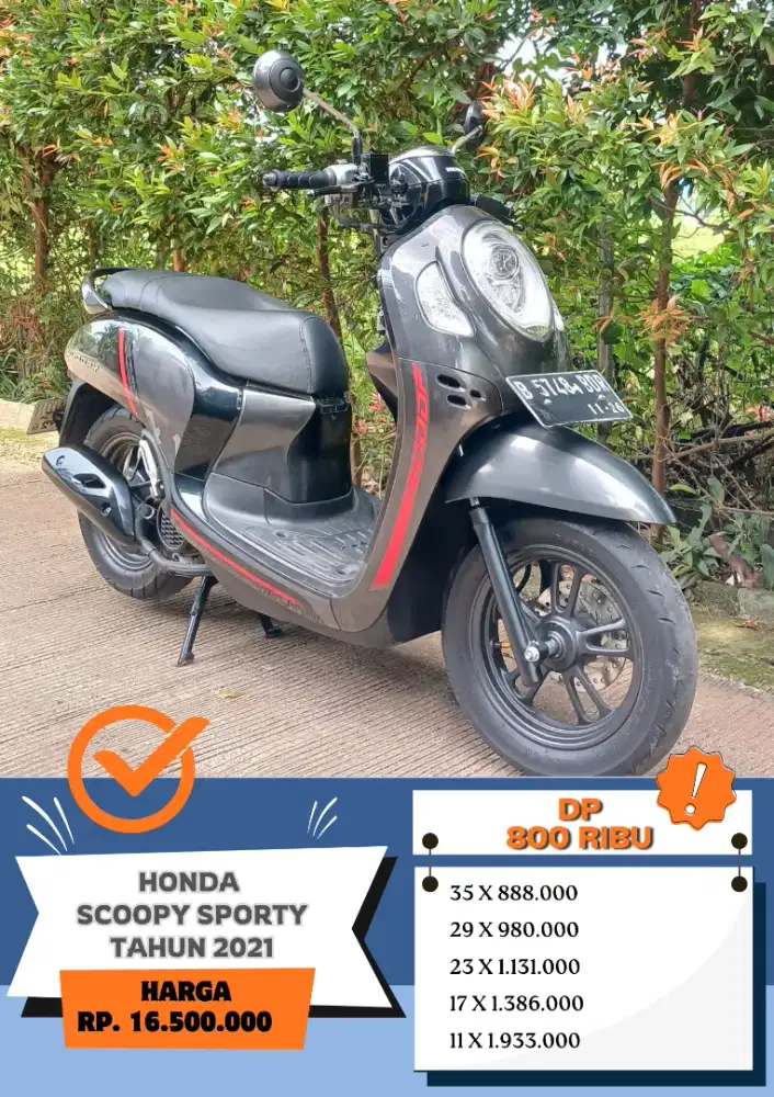 HONDA SCOOPY SPORTY TAHUN 2021