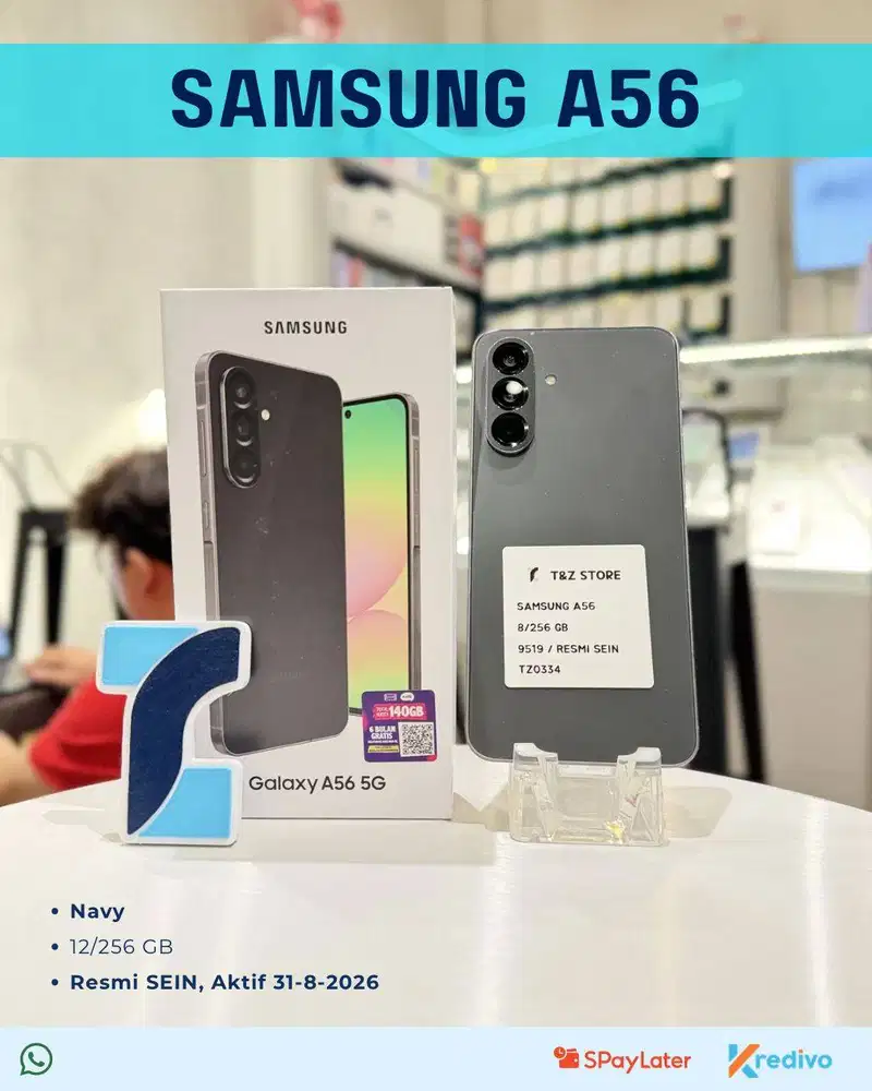 SAMSUNG A56 5G 8/256GB - BLACK