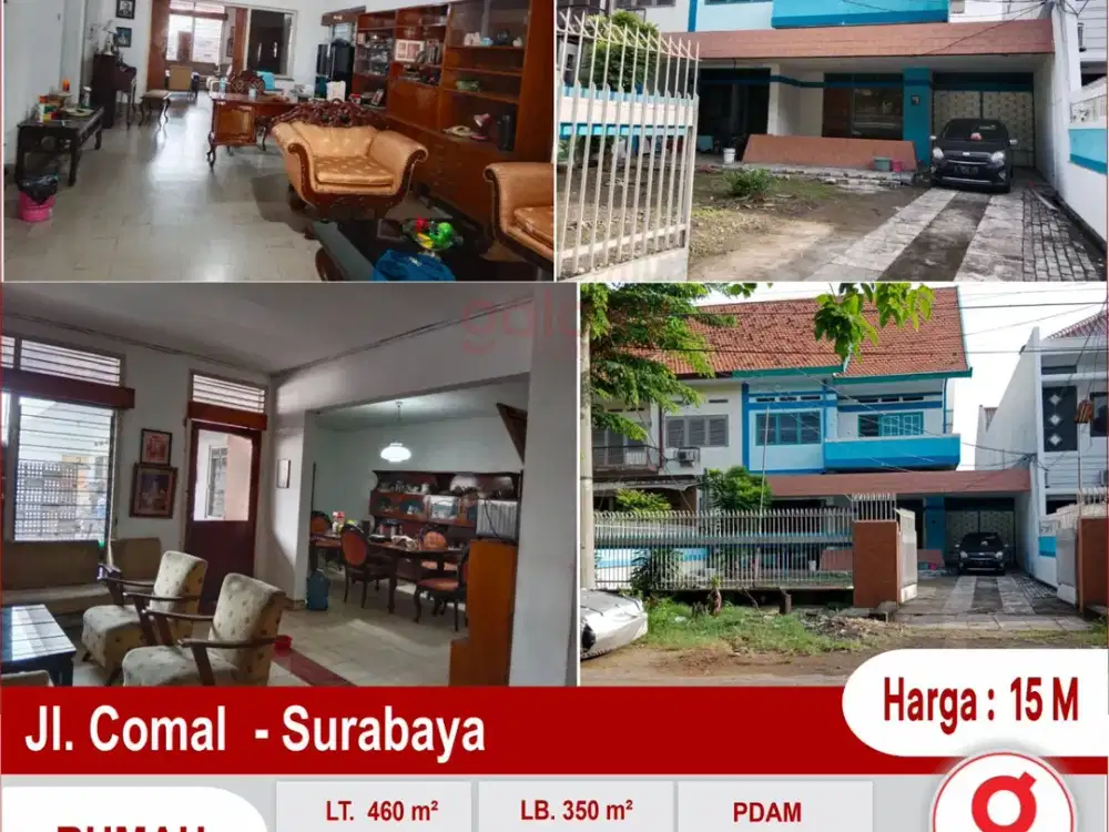 Rumah 2 Lantai Daerah Jalan Comal Surabaya