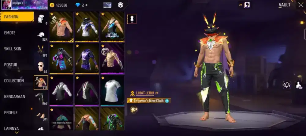 JUAL AKUN FF MINAT HUBUNGI DI OLX AJA