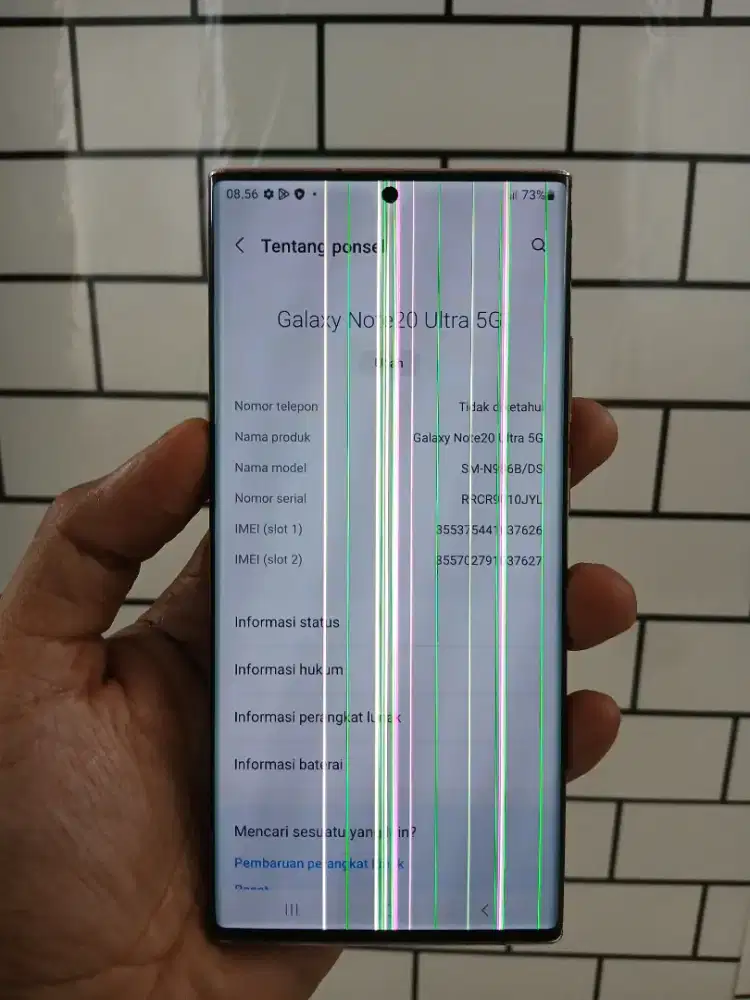 Samsung note20 ultra ram12/512 resmi indo