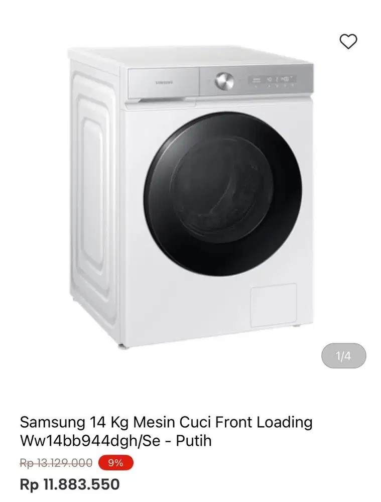 WM FRONT LOAD 14kg SAMSUNG