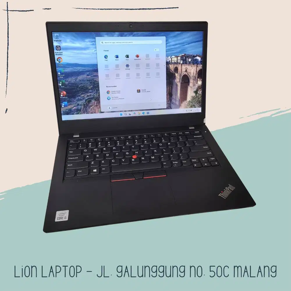 i5 Gen 10 Murah RAM 8GB SSD 256GB Lenovo Thinkpad L14 [25|03]