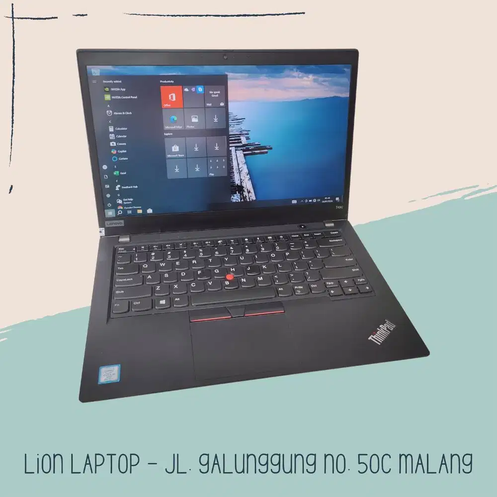 Double VGA NVIDIA Core i5 8/256 Slim Lenovo Thinkpad T490 [25|03]