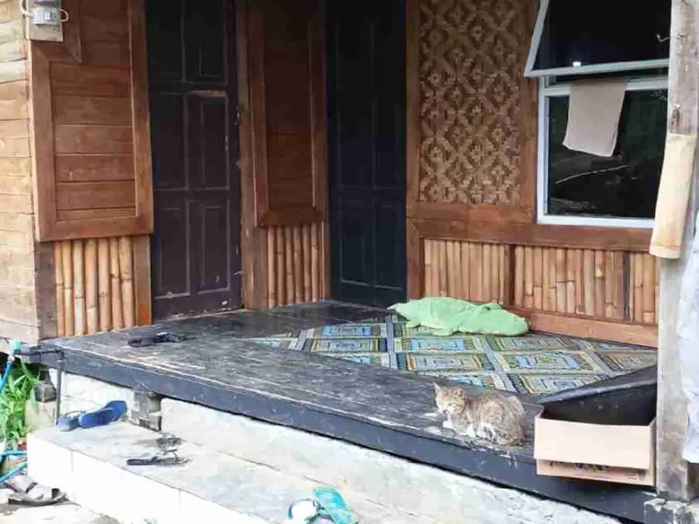 Dijual Tanah dan Bangunan Rumah Pinggir Sungai di Wanayasa Purwakarta