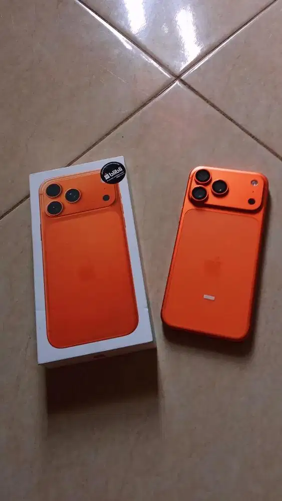 iphone 17 pro max 256gb cosmic orange garansi resmi