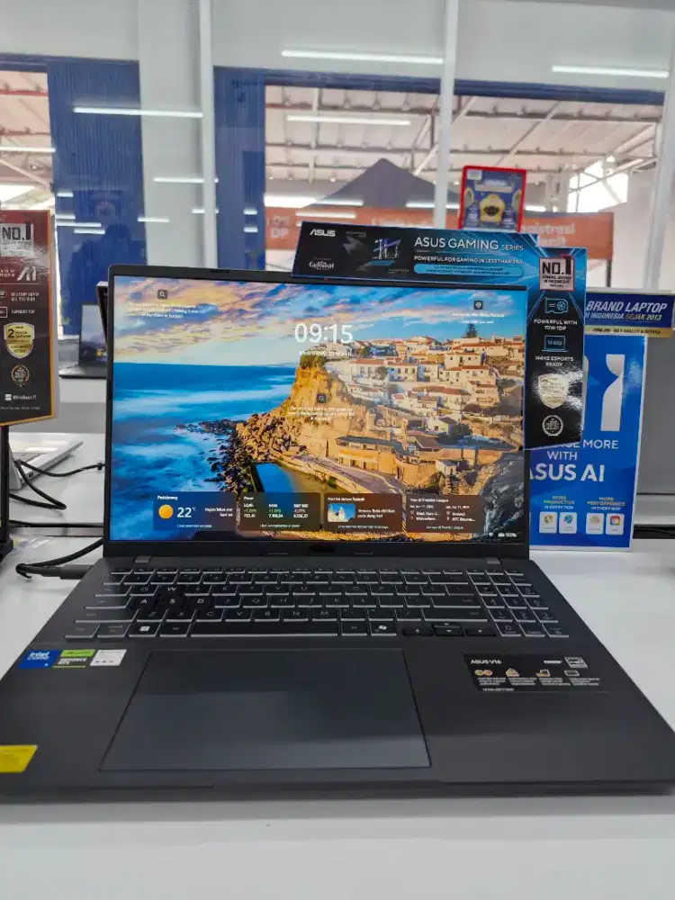 Laptop ASUS V16 V3607VJ Core i5 RTX 3050 RAM 8GB SSD 512GB