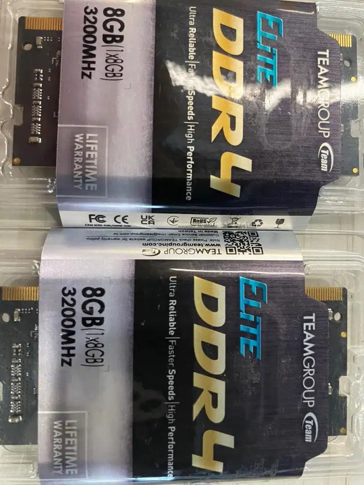 RAM Team Group 8GB 2pcs