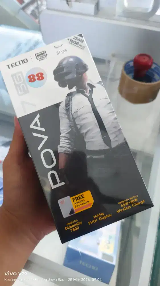 Tecno POVA 7 5G 8+8/256gb baru spesial gaming promo