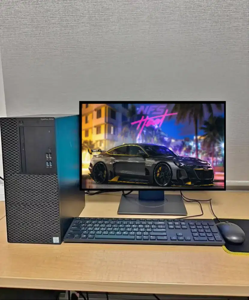 PC GAMING FULSET + LCD + RAM 8 GB + VGA 1 GB + HD 500 GB + GAMES APP