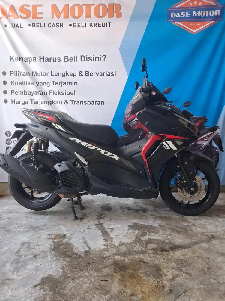 (B) Yamaha Aerox 155 VVA Connected Tahun 2021