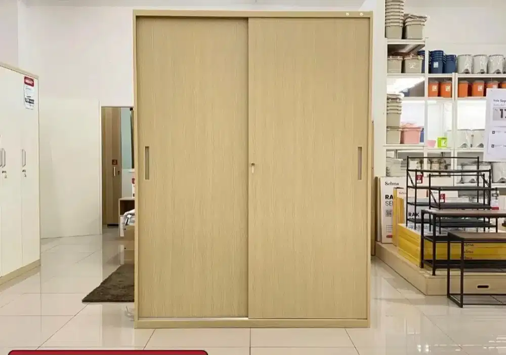 PROMO LEMARI PAKAIAN FULL BESI