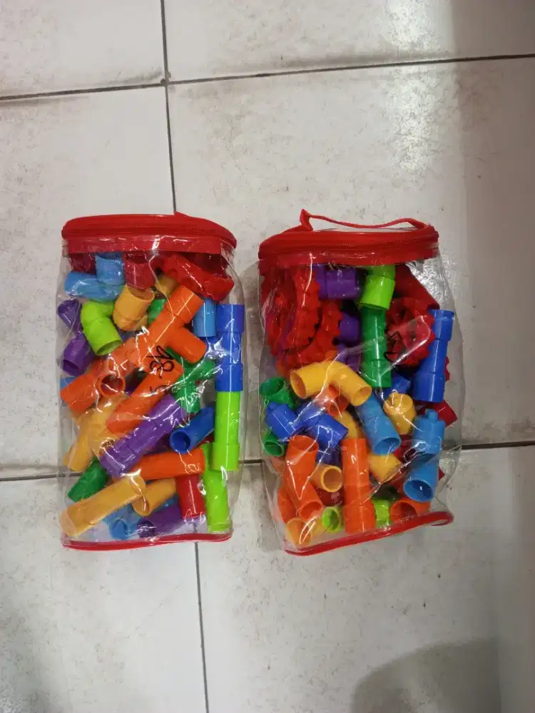 Mainan Anak Pipa block tas