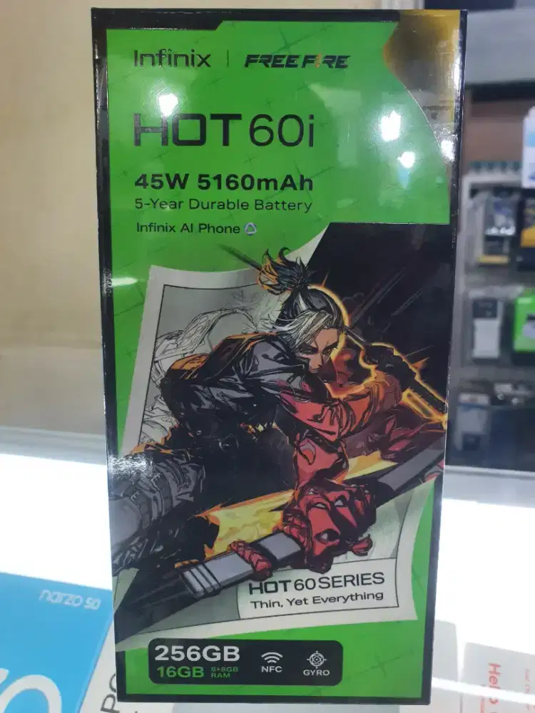 INFINIX HOT 60i 6/128GB GARANSI RESMI