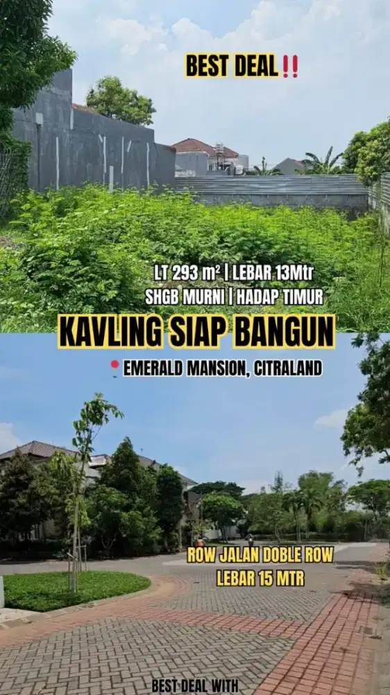 Kavling South Emerald Mansion Citraland