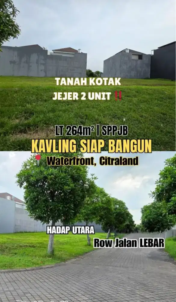 Kavling Waterfront, Citraland