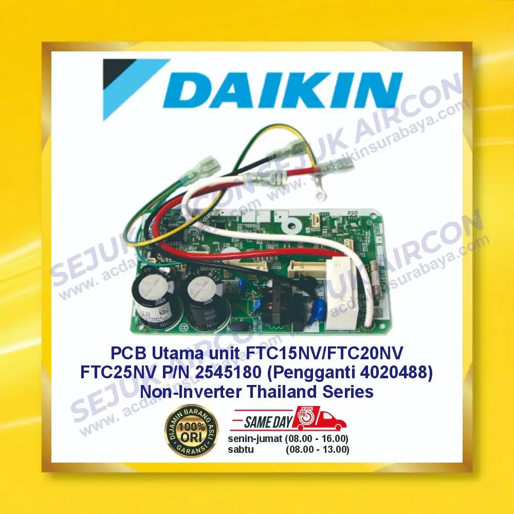 MODUL PCB UTAMA AC DAIKIN FTC15NV FTC20NV FTC25NV ORIGINAL