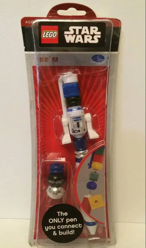 RARE! LEGO Star Wars R2-D2 Ballpoint Pen Vintage 2005 - MISB Segel