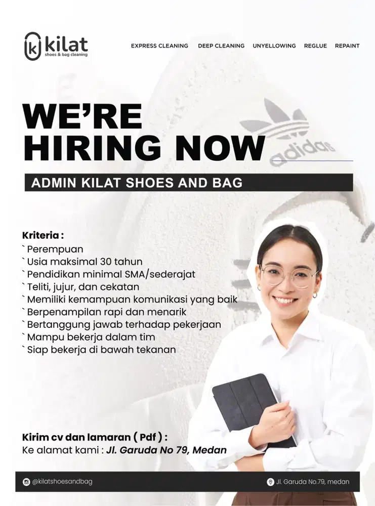 Loker Admin Kilat Shoes and Bag