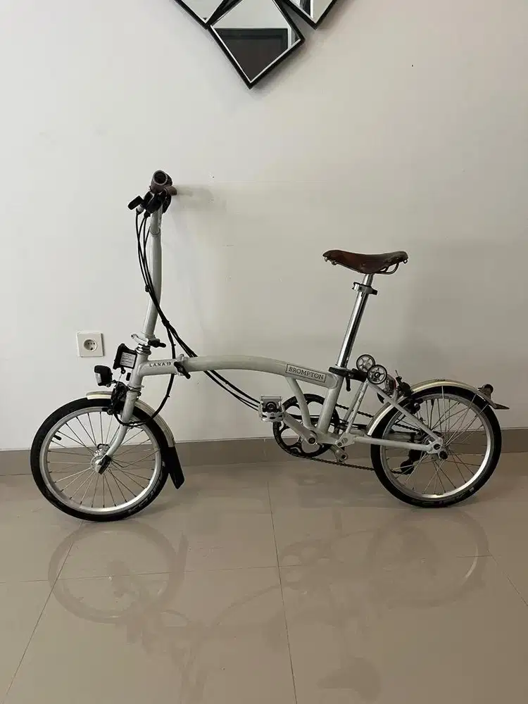 Brompton M6LD Papyrus White 2020