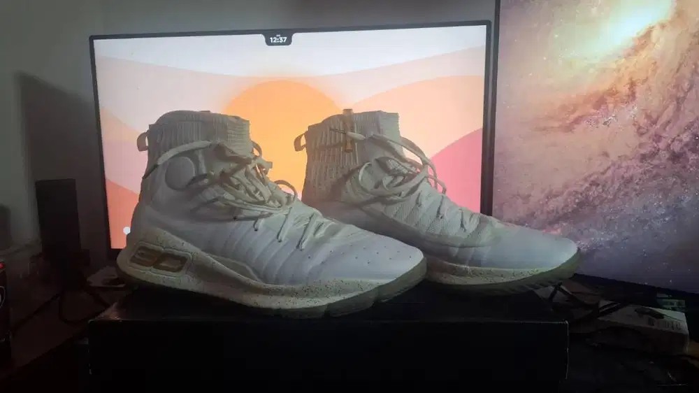 SEPATU BASKET CURRY 4 RETRO ORIGINAL 1000%