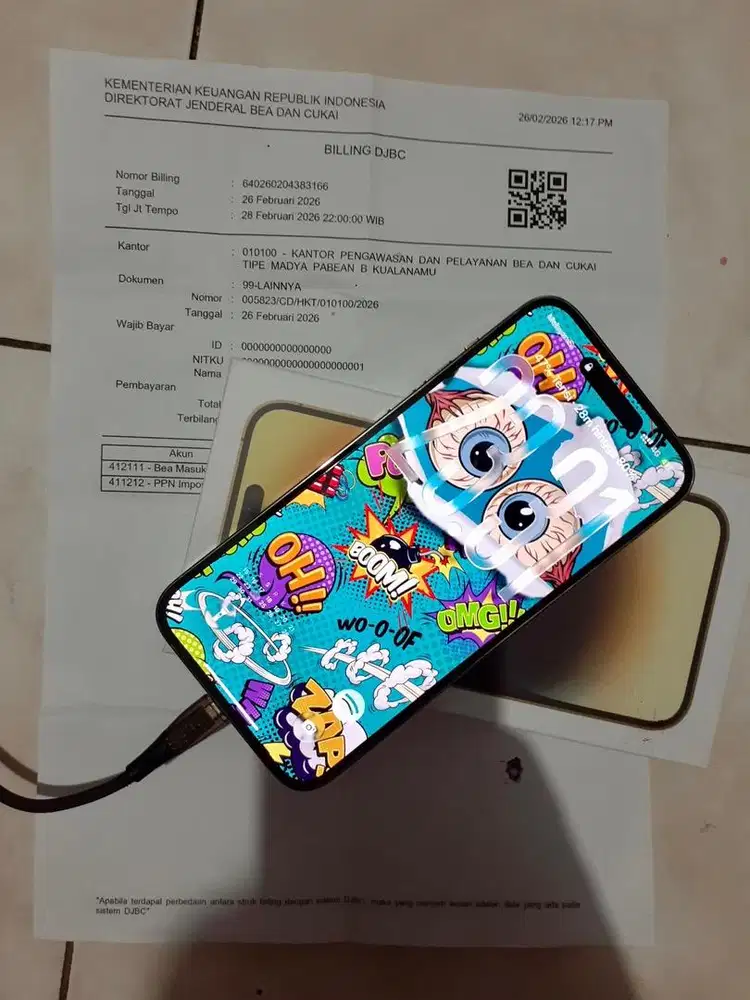 IPhone 14 Promax 128gb Resmi Beacukai