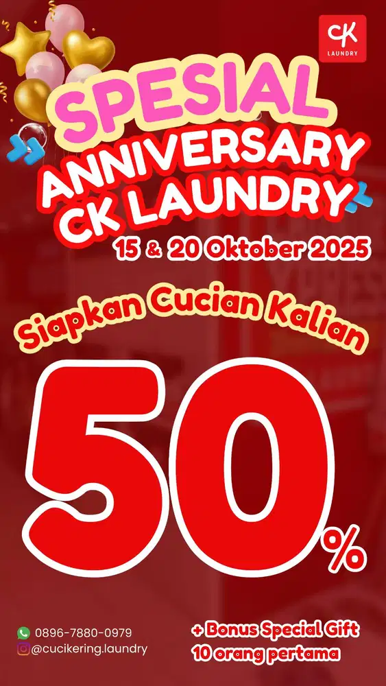 Lowongan Kru Delivery dan Produksi Laundry