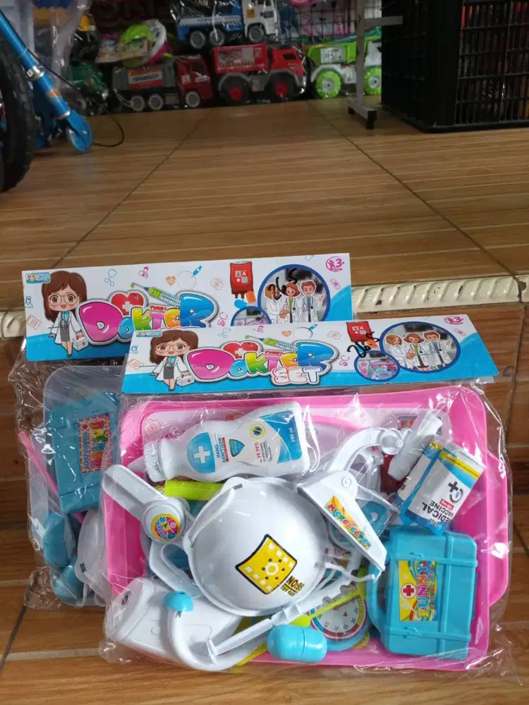 mainan anak dokter nampan set