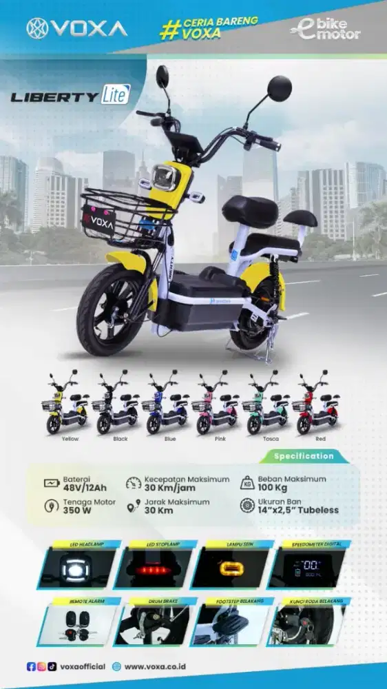 Sepeda Listrik Murah, Cash dan Kredit bisa