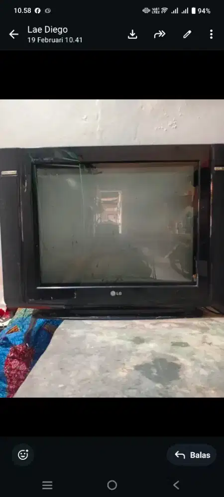 TV tabung SHARP original...