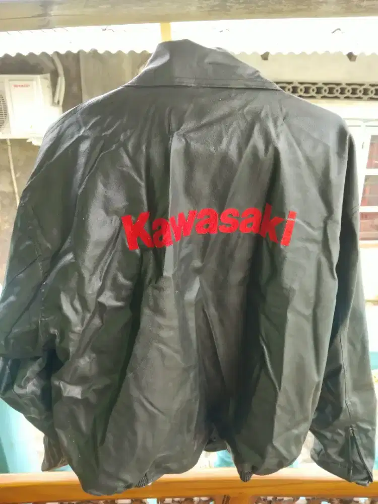 Jaket Kulit ori ninja ss bawaan dealer