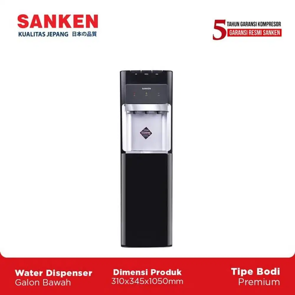Dispenser Sanken Galon Bawah HWD-C106 Dispenser Bottom Loading (BEKAS)