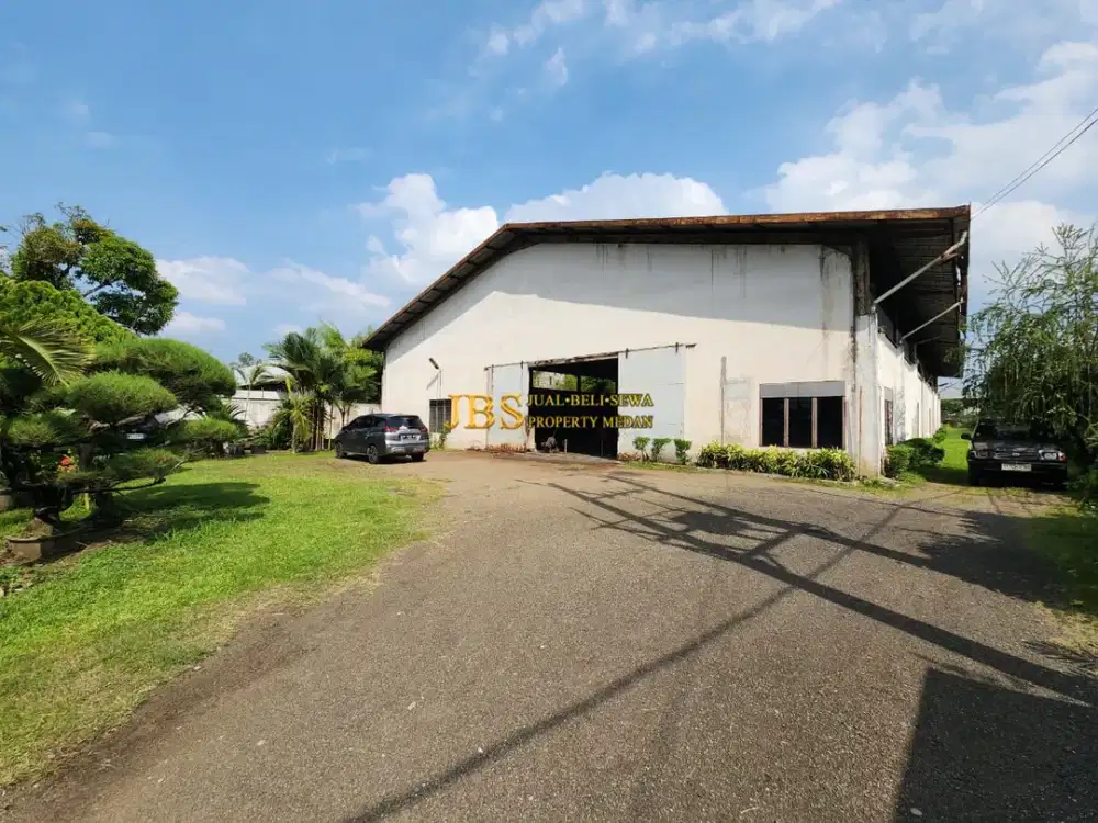 Dijual Gudang di Jalan Sisingamangaraja KM 9 - Amplas Kondisi Siap Pakai