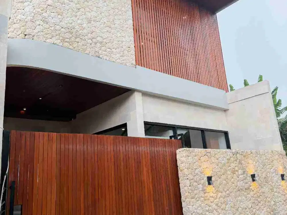 Di jual villa baru siap huni dengan view sawah dan gunung di cempaka munggu Badung