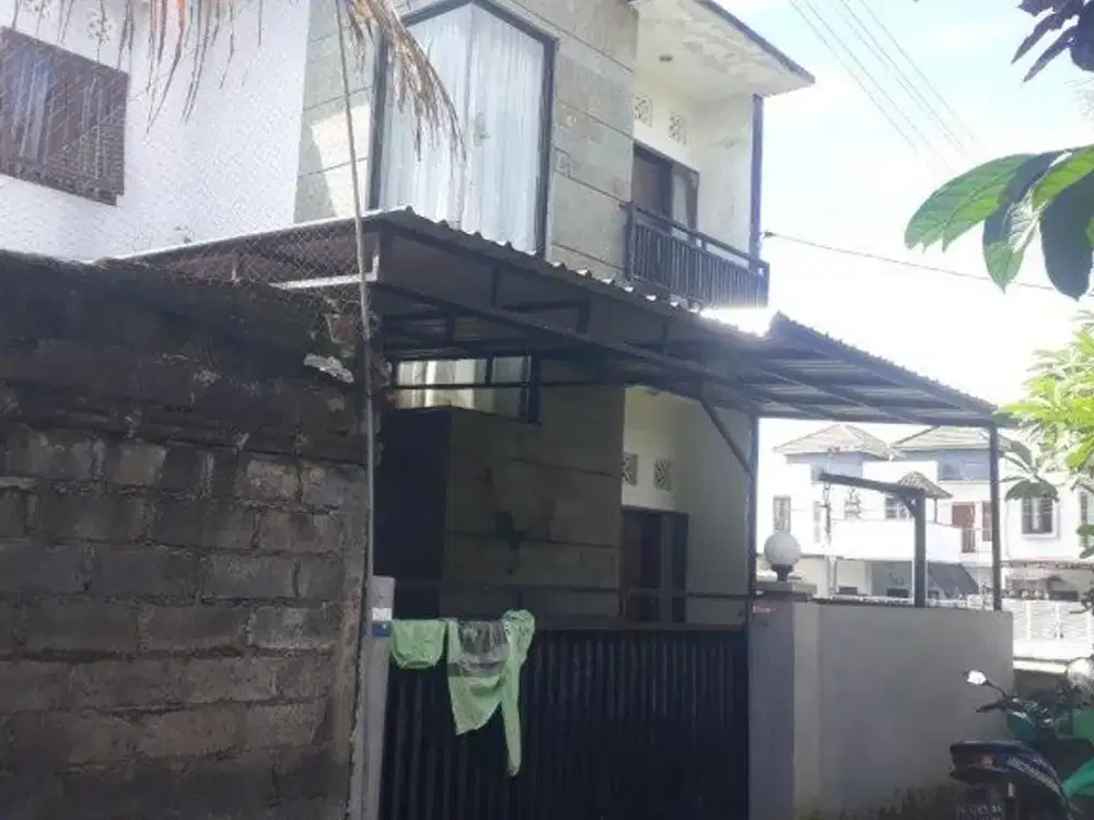 Jual Rumah Lantai 2 View Sawah Di Jalan Trengguli Denpasar Timur Bali. Dekat Ke Gatsu Timur, Living Mall, Siulan