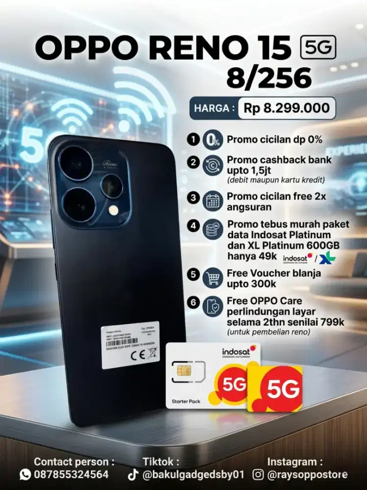 PROMO CASHBACK DEBIT OPPO RENO 15 5G