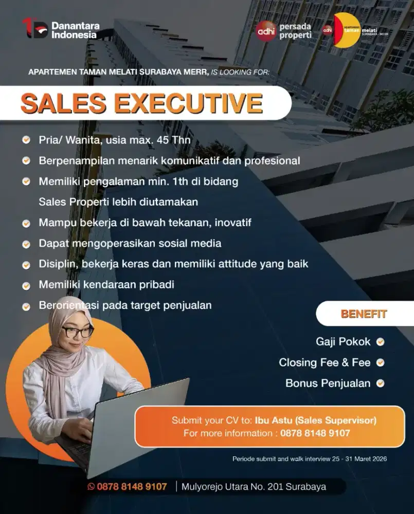 Sales executive (in house)