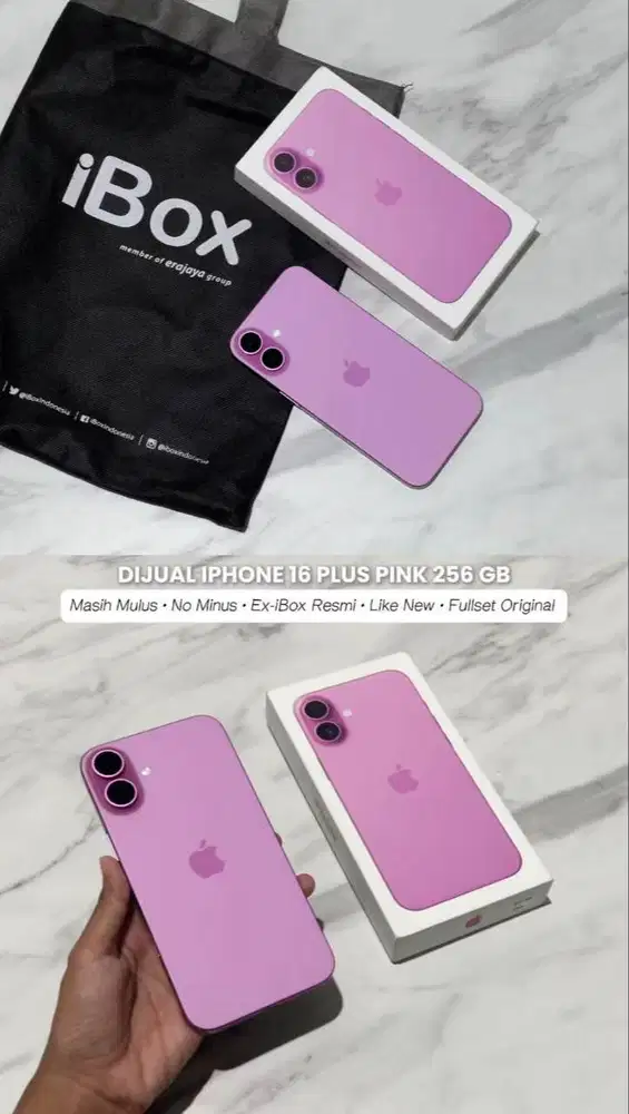 IPHONE 16 PLUS PINK 256 GB MULUS