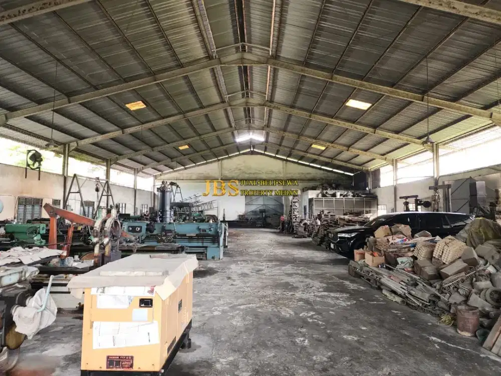 Gudang Siap Pakai Dijual di Jalan Sisingamangaraja KM 9 - Amplas