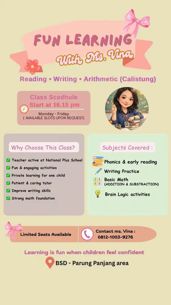 Guru Les Private Calistung