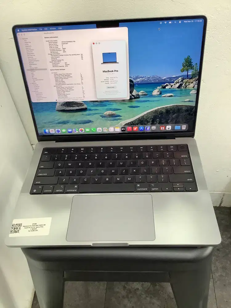 MACBOOK PRO 2021 16/512 GB APPLE M1 PRO