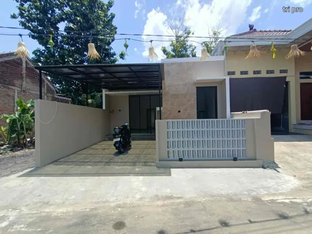 Dijual Rumah Baru Proses Finishing/ Siap Huni di Utara Pasar Godean